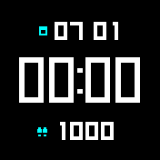 Digital_Big_and_Simple Amazfit BIP watchface
