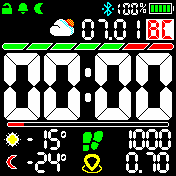 Digital_Black_restyled Amazfit BIP watchface