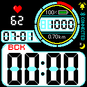 Digital_Circle_RUS_pulse Amazfit BIP watchface