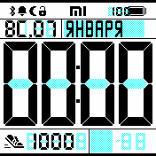 Digital_Invers_NeonV2 Amazfit BIP watchface