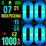 Digital_color_pulse_v1_3 Amazfit BIP watchface