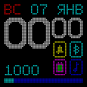 Digital_dots_MOD Amazfit BIP watchface