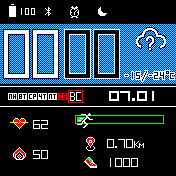 Din Amazfit BIP watchface
