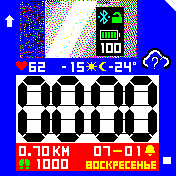Diskette Amazfit BIP watchface