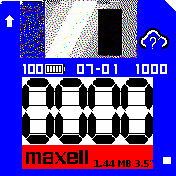 Diskette_Eng Amazfit BIP watchface