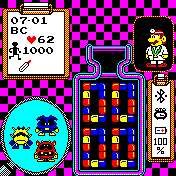 DrMario_black Amazfit BIP watchface