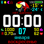 EFRWeatherYD Amazfit BIP watchface