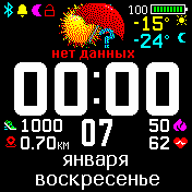 EFRWeatherYD_bold Amazfit BIP watchface