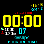 EFRWeatherYD_mod Amazfit BIP watchface