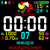 EFRWeatherYD_mod2 Amazfit BIP watchface