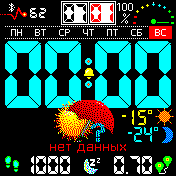 EFRWeatherYD_mod3 Amazfit BIP watchface