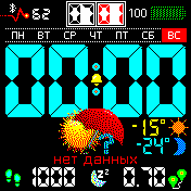 EFRWeatherYD_mod4 Amazfit BIP watchface