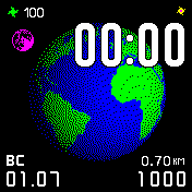 EarhtTurns_01_AS Amazfit BIP watchface