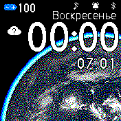 Earth Amazfit BIP watchface