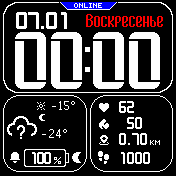 EddieditXv7 Amazfit BIP watchface