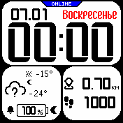 EddieditXv8_no_sport Amazfit BIP watchface