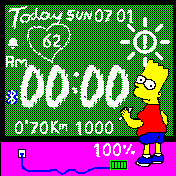 El_Barto-Eng_12H Amazfit BIP watchface