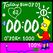 El_Barto_Eng-24H Amazfit BIP watchface