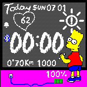 El_Barto_Eng-24H Amazfit BIP watchface