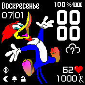 Elpajarolocov2 Amazfit BIP watchface
