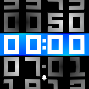 Enigma_Blue_cal_lock Amazfit BIP watchface