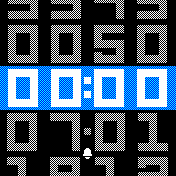 Enigma_Blue_cal_lock Amazfit BIP watchface