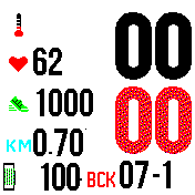 FACE-1(2) Amazfit BIP watchface