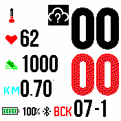FACE-1 Amazfit BIP watchface