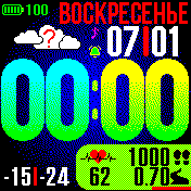 Fallout_NV_radiance_color Amazfit BIP watchface