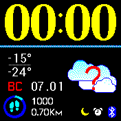 Fine Amazfit BIP watchface
