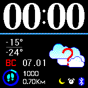 FineWD Amazfit BIP watchface