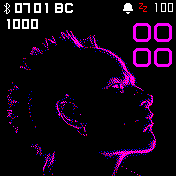 Flint Amazfit BIP watchface