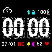 Flip Amazfit BIP watchface