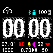 Flip2 Amazfit BIP watchface