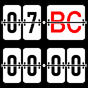 Flip_Time_v1 Amazfit BIP watchface