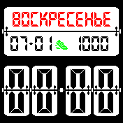 Flip_Time_v2 Amazfit BIP watchface