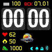 Flip_cool Amazfit BIP watchface
