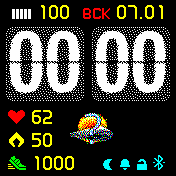 Flip_cool Amazfit BIP watchface