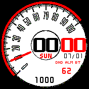 Ford_Mustang_Shelby_GT500_white Amazfit BIP watchface