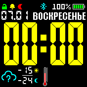 Frankenstein Amazfit BIP watchface