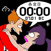 Futurama Amazfit BIP watchface