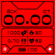 Future-v2_R_by_Kut Amazfit BIP watchface