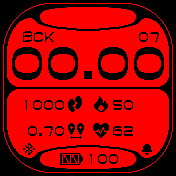 Future_R_by_Kut Amazfit BIP watchface