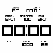 GarmY_WH_RUS Amazfit BIP watchface