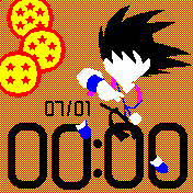 Goku_Naranja Amazfit BIP watchface