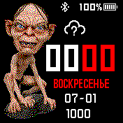 Gollum2 Amazfit BIP watchface