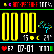 Goodday2 Amazfit BIP watchface