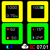 Green_day_mod Amazfit BIP watchface