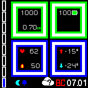 Green_day_mod_v2 Amazfit BIP watchface
