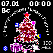 HNY2019_2 Amazfit BIP watchface